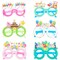 Happy Birthday Glasses for Party Favors, Photo Booth Props (12 Pack)